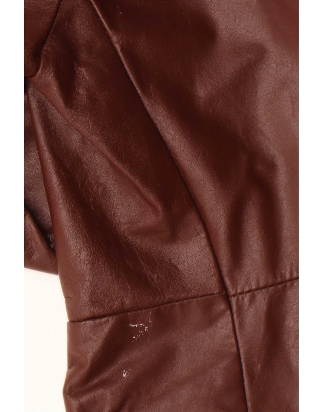 Jean Pierre Herre 2-knaps læderblazerjakke UK 38 Medium Brun