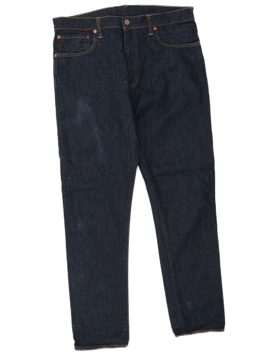 Levi's Herre 520 tilspidsede jeans W36 L32 blå bomuld