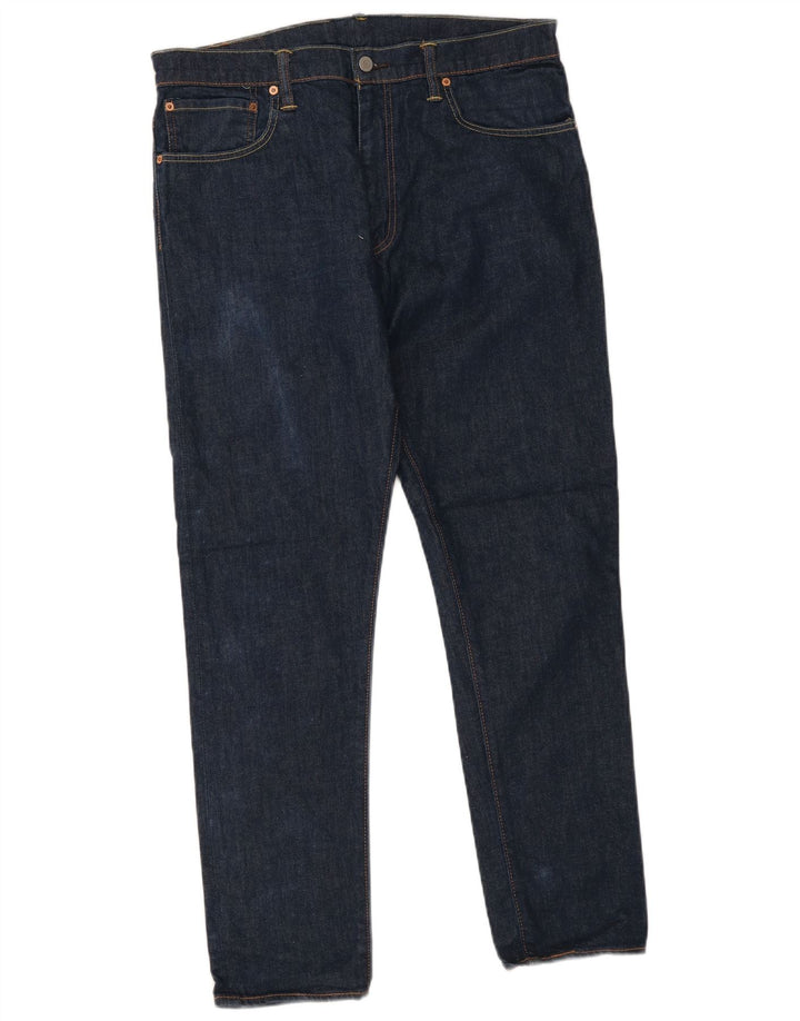 Levi's Herre 520 tilspidsede jeans W36 L32 blå bomuld