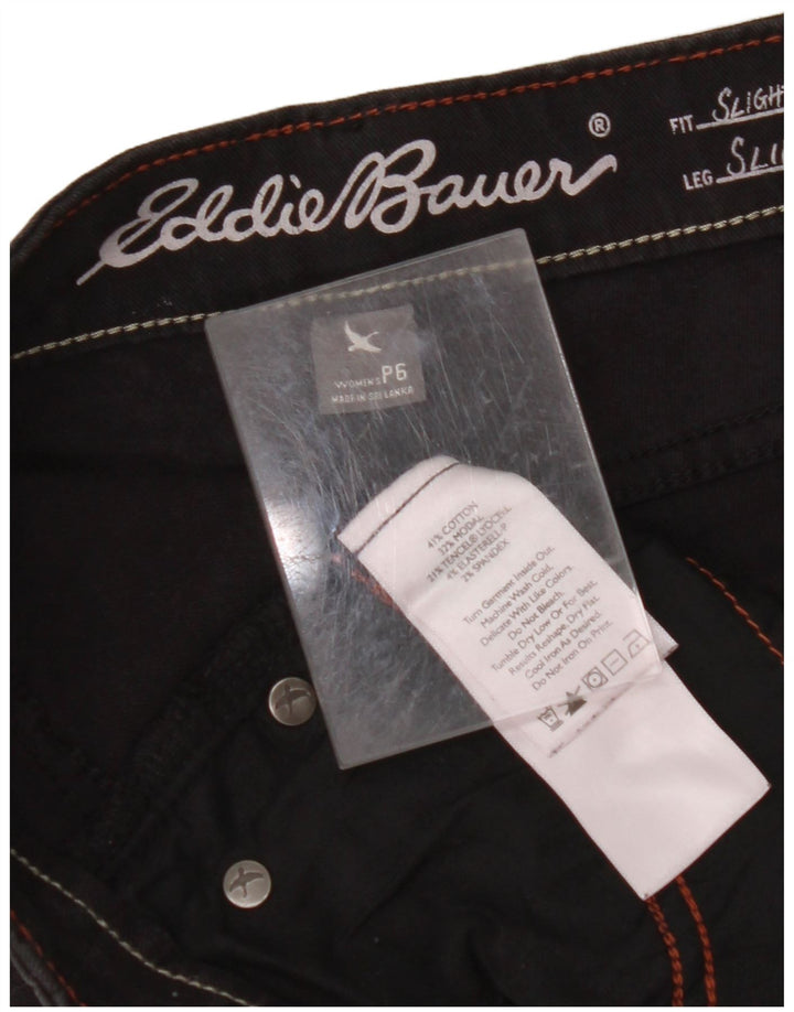 EDDIE BAUER Dame Casual Bukser US 6 Medium W32 L28 Sort