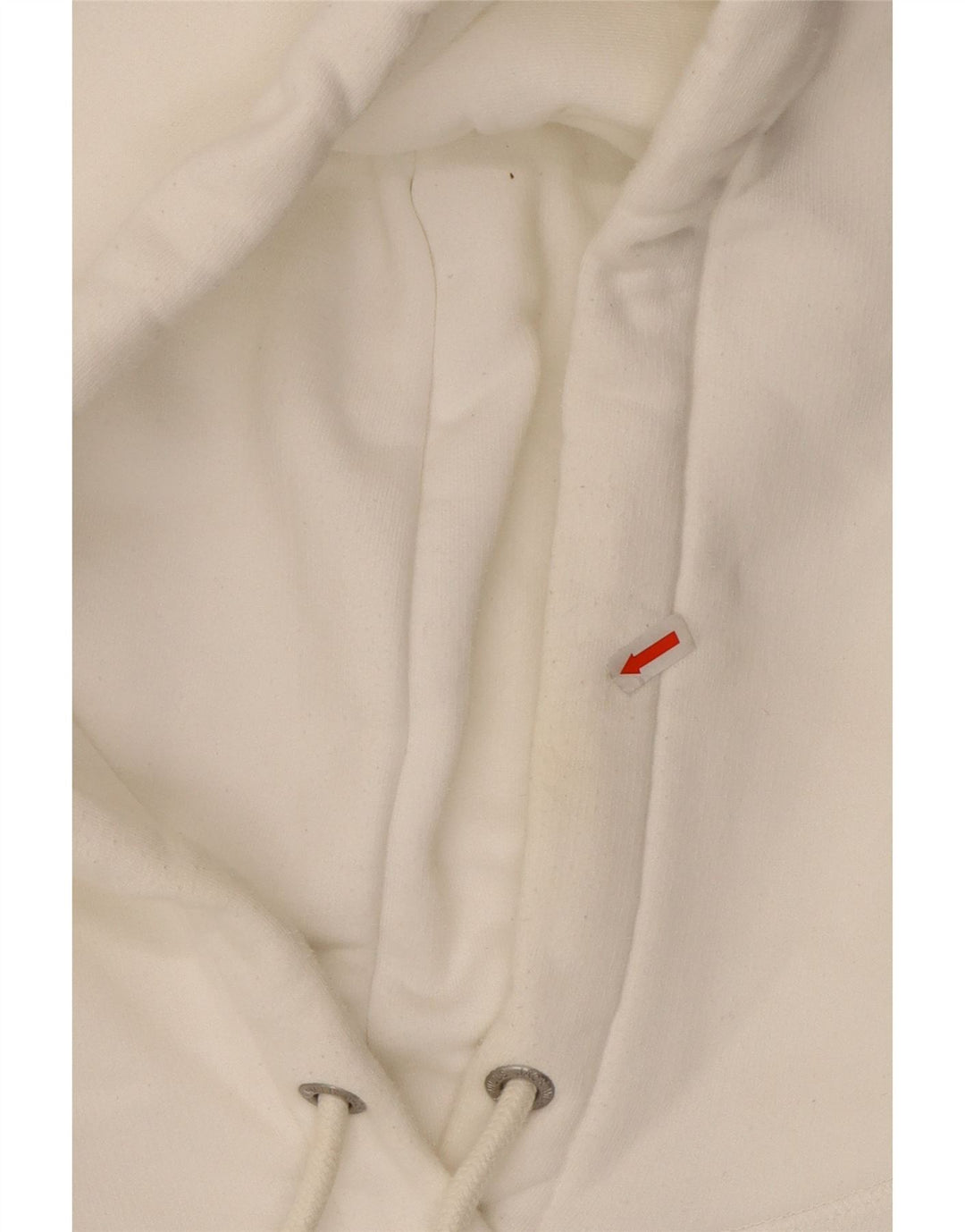 JACK WILLS Dame Oversized grafisk hættetrøje trøje UK 16 Stor hvid bomuld