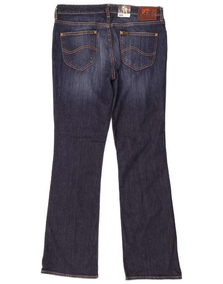 Lee Dame Bootcut Jeans W34 L33 Marineblå Bomuld