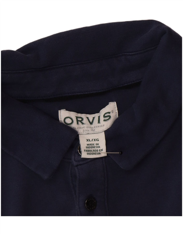 Orvis Polo Shirt til mænd XL Marineblå
