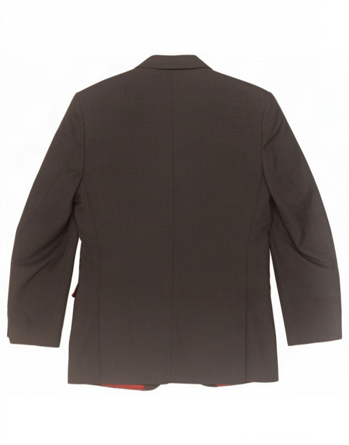 Marks & Spencer Herre 2 Button Blazer Jacket UK 38 Medium Grey Polyester