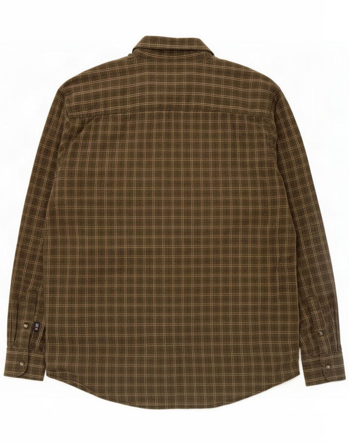 Wrangler Herreskjorte Medium Khaki Ternet Bomuld