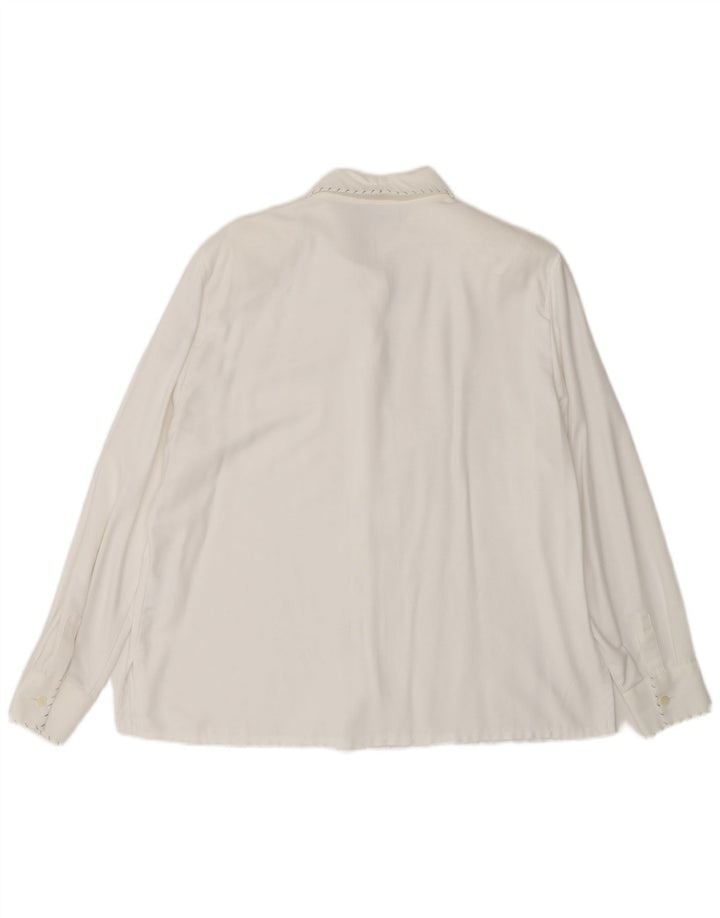 Basler skjortebluse til kvinder EU 44 XL Hvid viskose