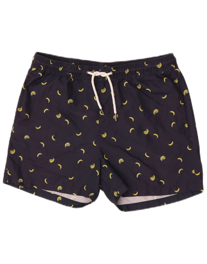 Jack & Jones Herre grafiske svømmeshorts Små marineblå polyester