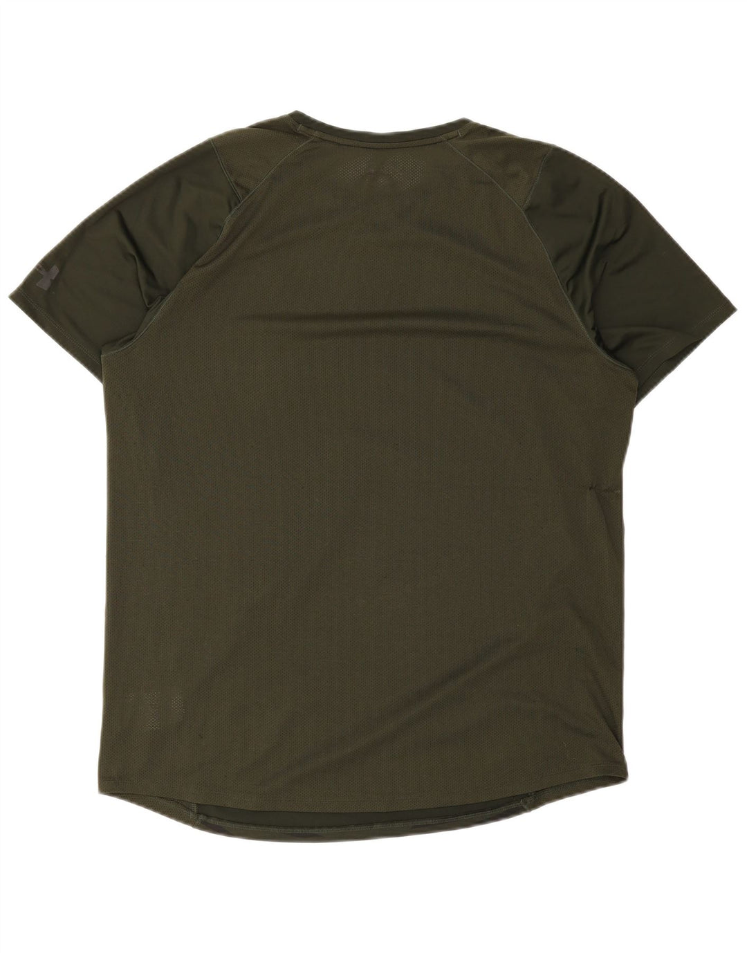 Under Armour Herre T-Shirt Top XL Grøn Stribet Polyester