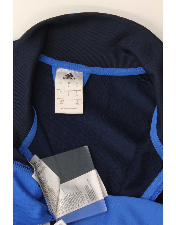 Adidas Træningsdragt til mænd Top jakke Stor marineblå Colourblock Polyester