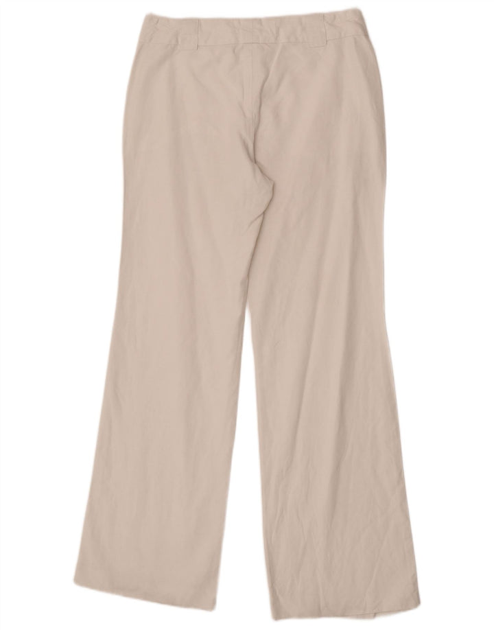 Alberto Aspesi Dame Blu Bootcut Suit Bukser IT 40 Small W27 L31 White