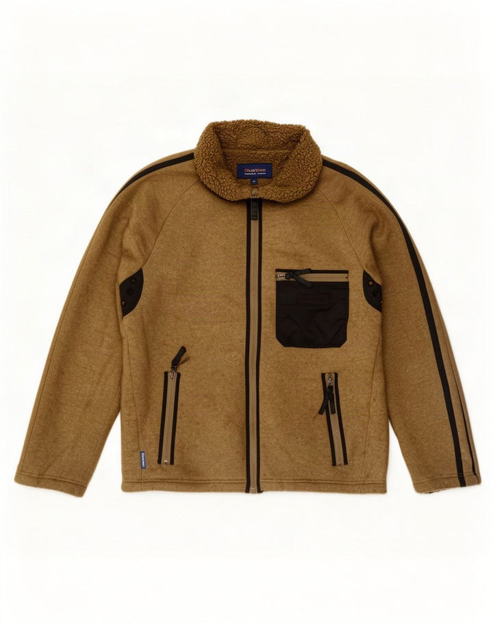 Rohan Herre træningsdragt Topjakke Medium Khaki Colourblock Akryl