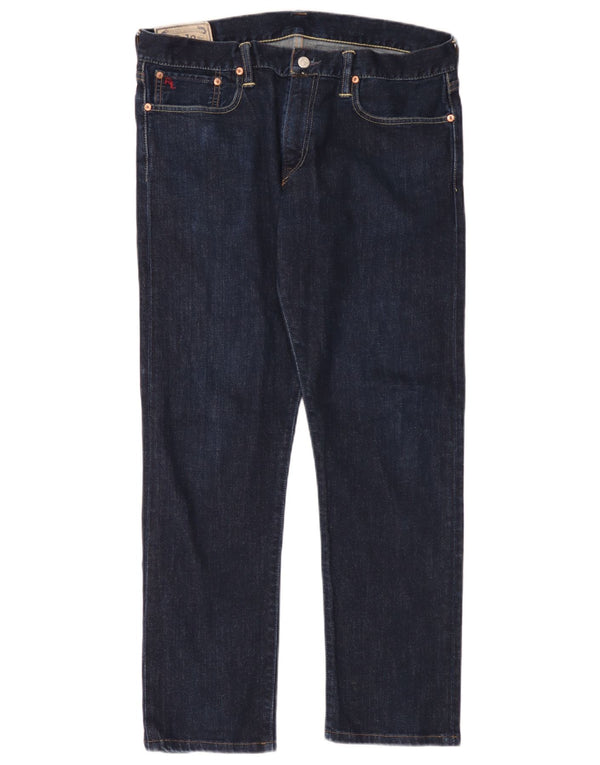 Polo Ralph Lauren Straight Jeans til mænd W34 L32 Marineblå Bomuld