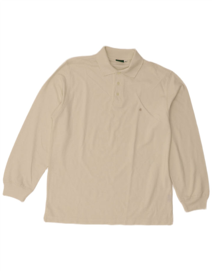Invicta Langærmet Polo Shirt til mænd Medium Beige Bomuld