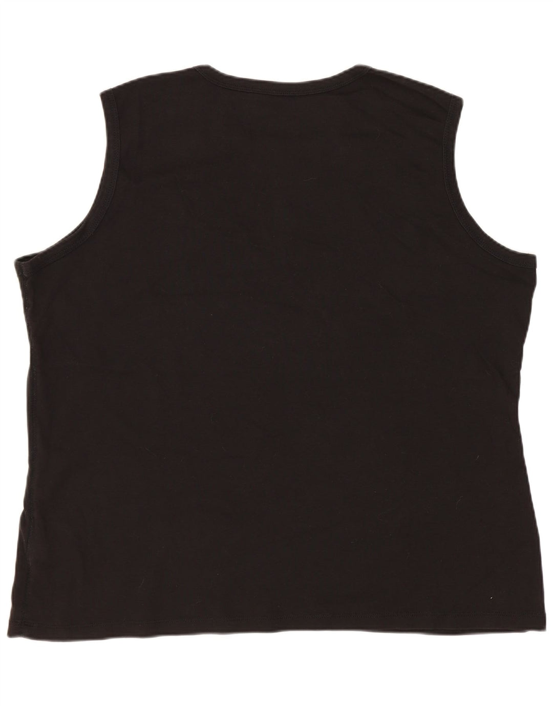 EDDIE BAUER Damevest Top UK 20 2XL Sort Bomuld
