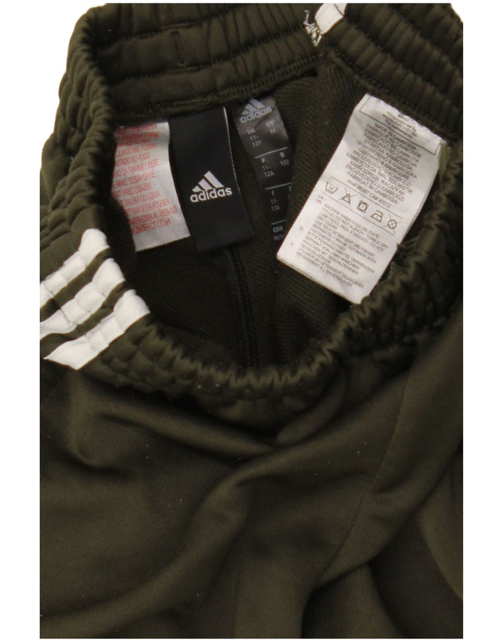 ADIDAS Aeroready træningsdragtsbukser til drenge 11-12 år Grøn Colourblock