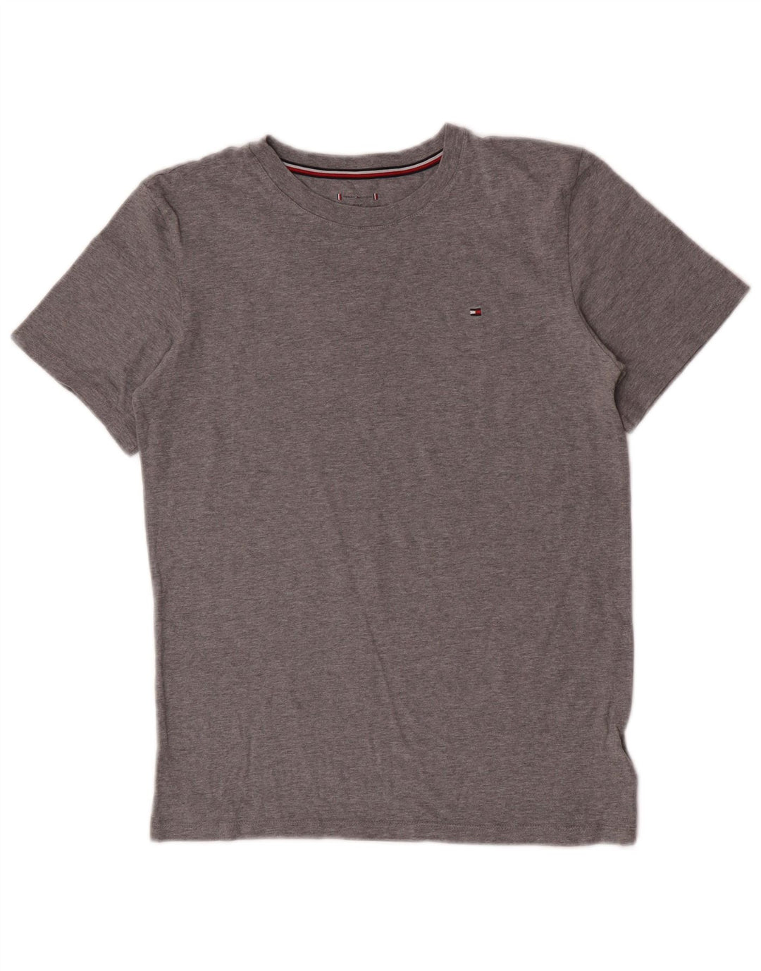 Tommy Hilfiger Boys T-Shirt Top 14-15 År Grå Bomuld