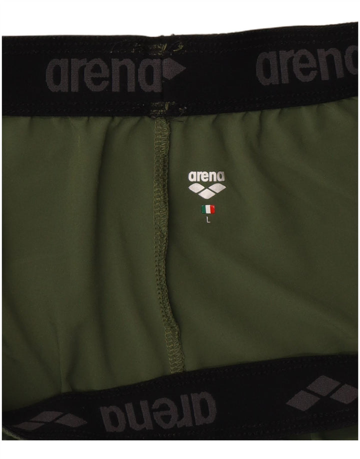 Arena Herre Sportshorts Large Khaki Polyester