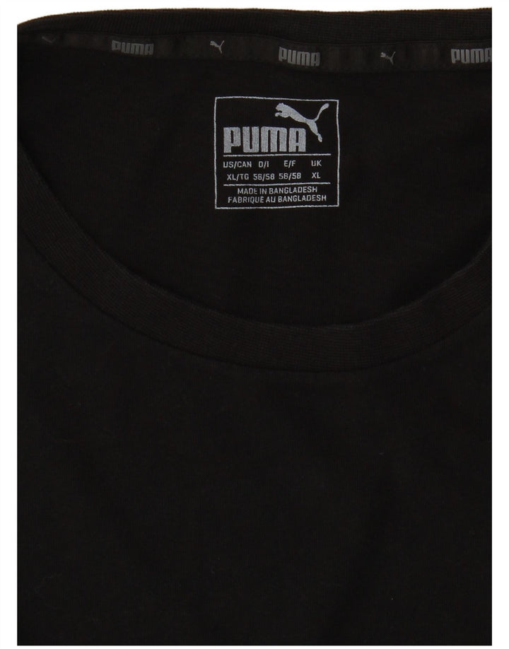 PUMA Herre Top Langærmet XL Sort