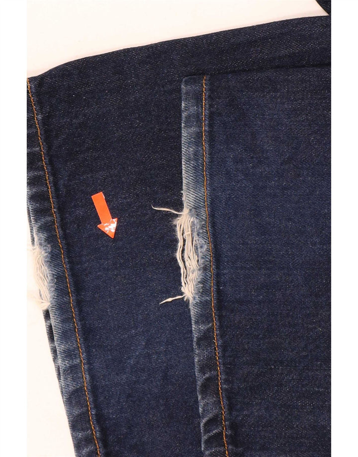 Levi's Dame 751 Straight Jeans W34 L30 Blå Bomuld