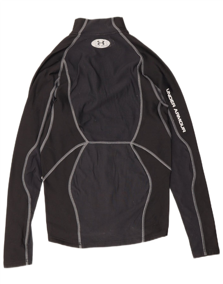 Under Armour Herre Cold Gear Grafisk Pullover Træningsdragt Top Medium Sort