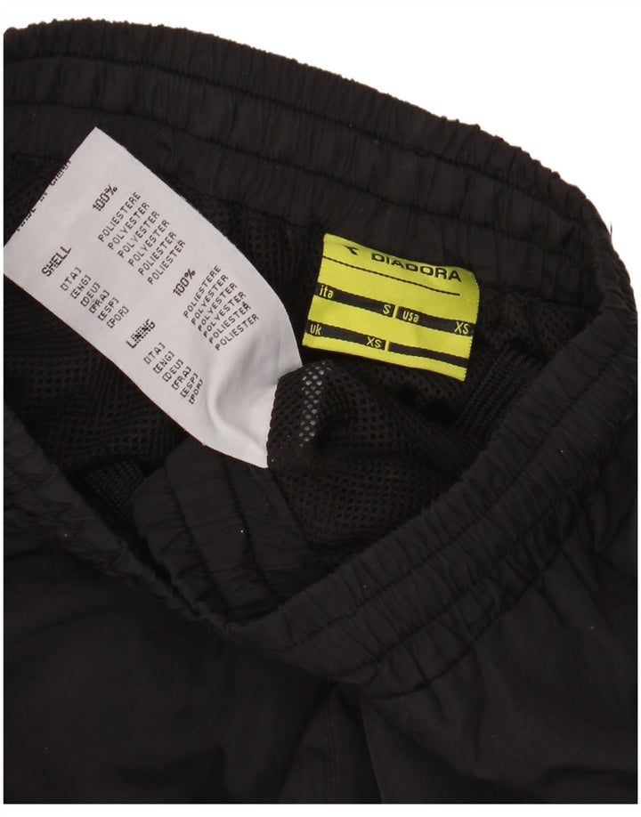 Diadora Træningsdragtsbukser til mænd XS Sort polyester