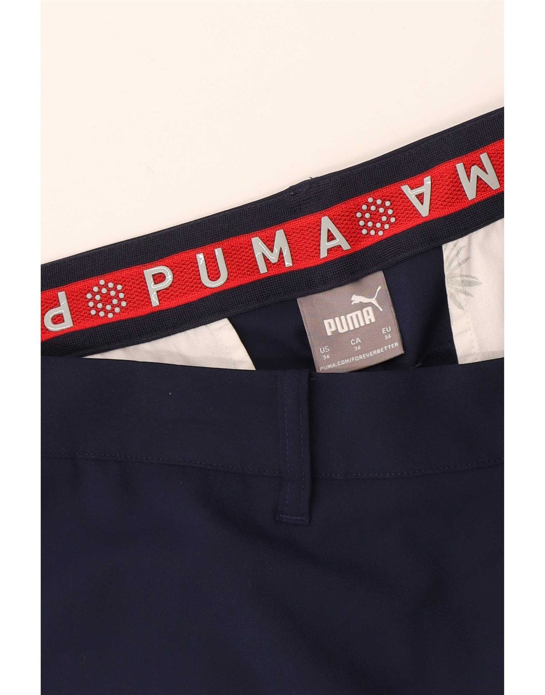 Puma Chino Shorts til mænd W36 Large Marineblå