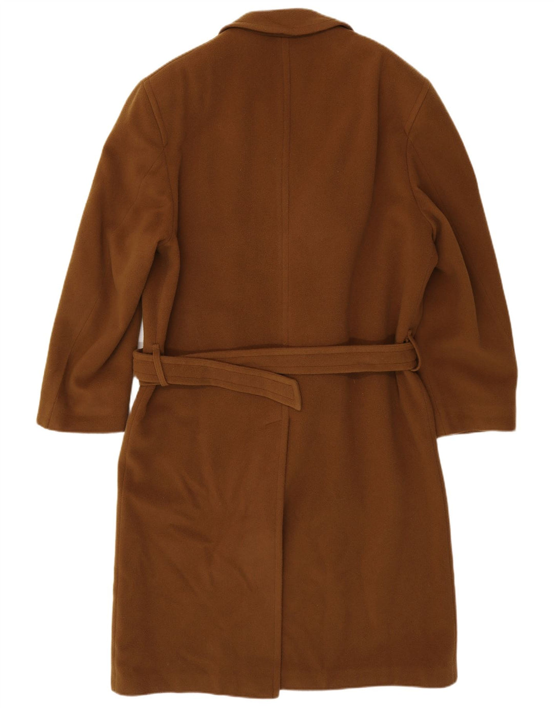 VINTAGE Herre Dobbeltradet Frakke UK 38 Medium Brun