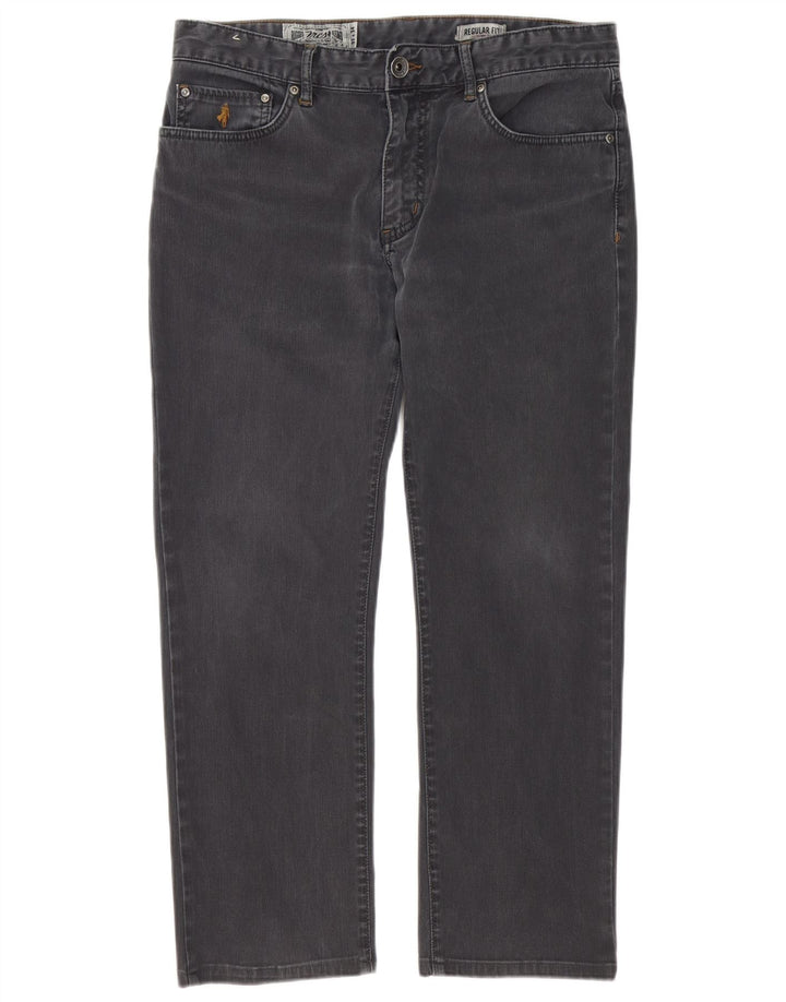 Marlboro Classics Herre lige Regular Fit Casual Bukser W32 L27 Grå