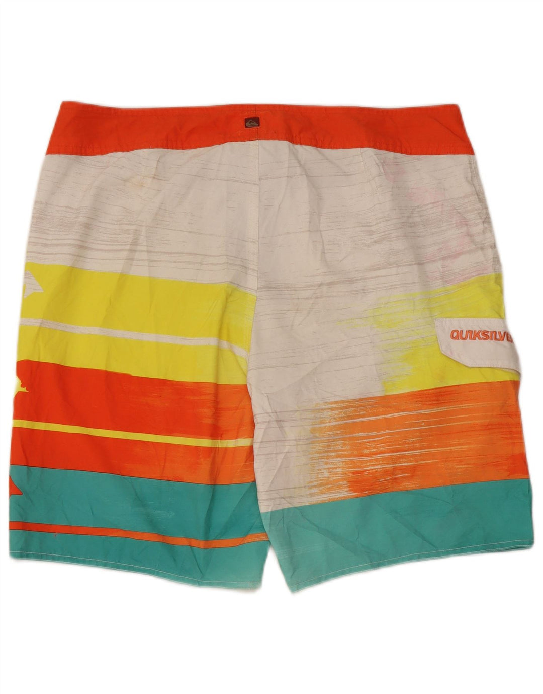 Quiksilver Grafiske badeshorts til mænd store flerfarvede stribede