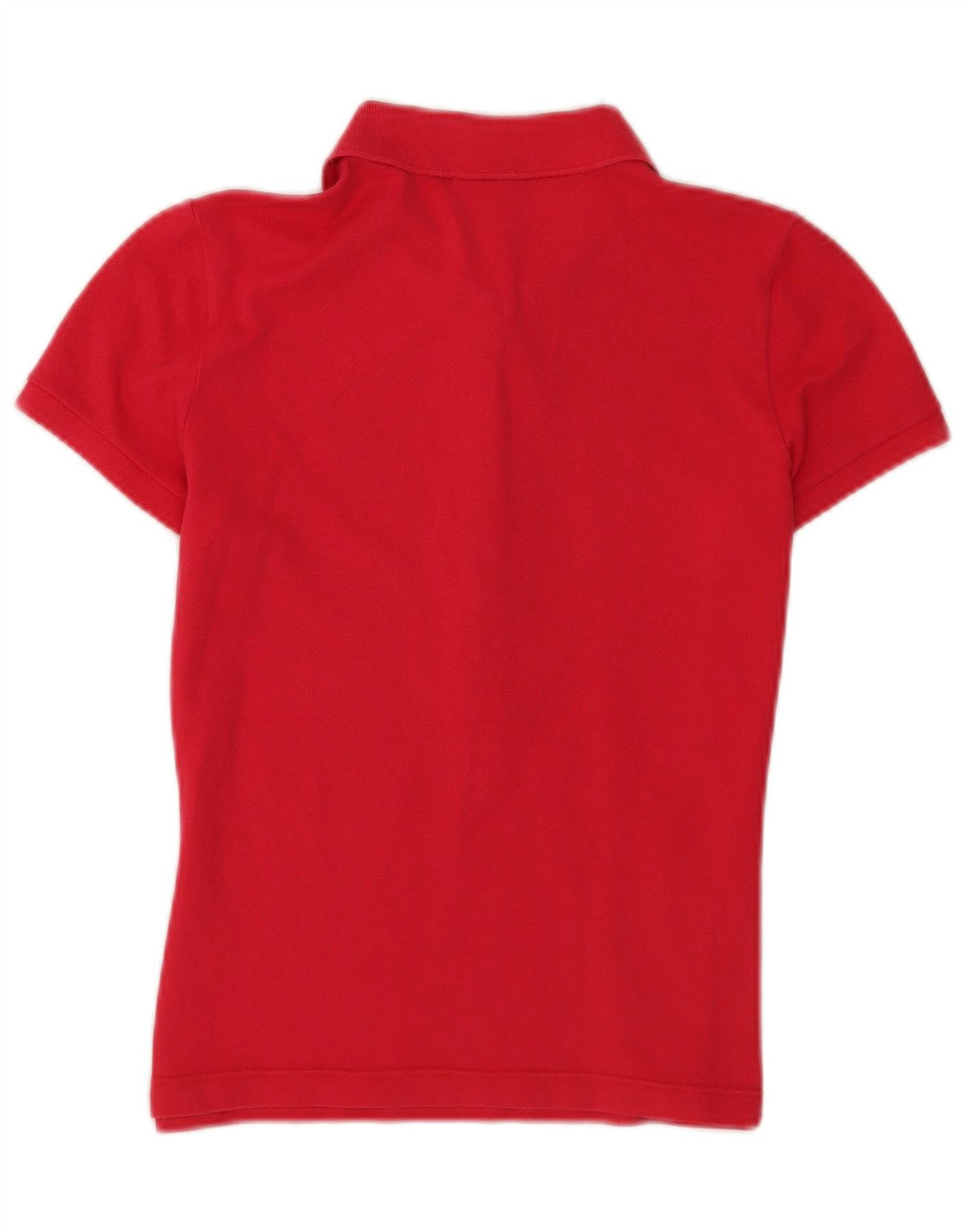 Lacoste kortærmet poloshirt til kvinder størrelse 40 Medium rød bomuld