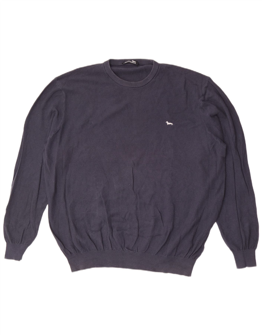 Harmont & Blaine mænds rund hals sweater 3XL marineblå