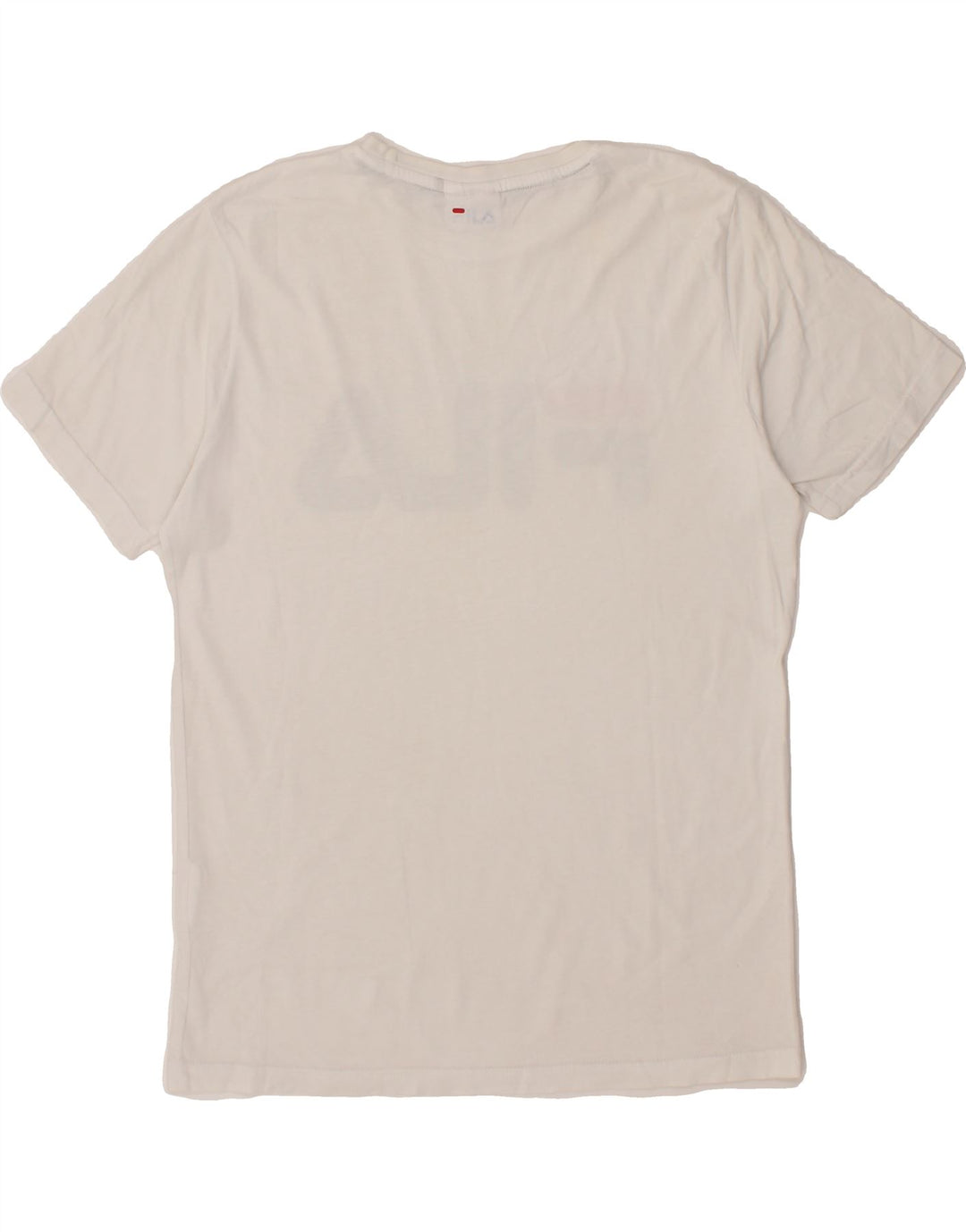FILA Boys Graphic T-Shirt Top 13-14 Years White Cotton Vintage Fila and Second-Hand Fila from Messina Hembry 