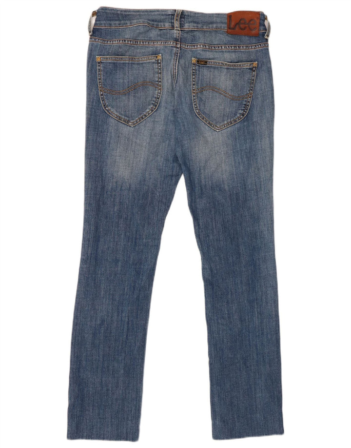 Lee Dame Amy Straight Jeans W30 L29 Blå Bomuld