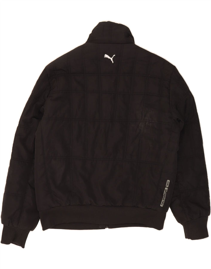 PUMA Mens Padded Jacket UK 36 Small Black Vintage Puma and Second-Hand Puma from Messina Hembry 