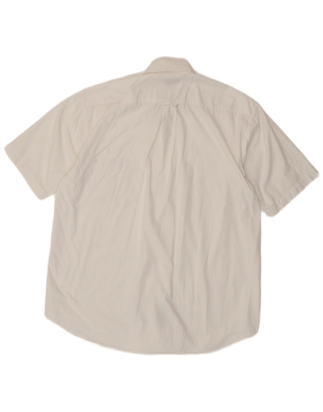 Gant kortærmet herreskjorte med normal pasform Stor hvid bomuld