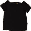 MASSIMO DUTTI Womens Blouse Top UK 6 XS Black Lyocell Vintage Massimo Dutti and Second-Hand Massimo Dutti from Messina Hembry 