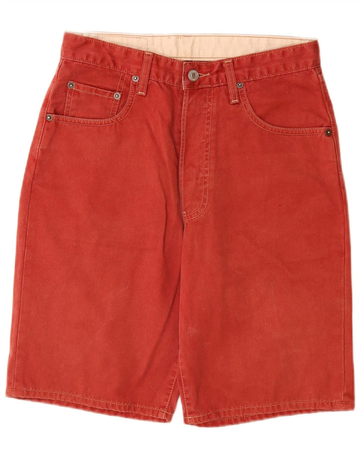 LEVI'S Herre 476 Denim Shorts W30 Medium Rød Bomuld