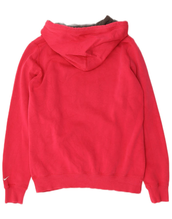 Nike Herre grafisk hættetrøje Jumper Medium Rød Bomuld