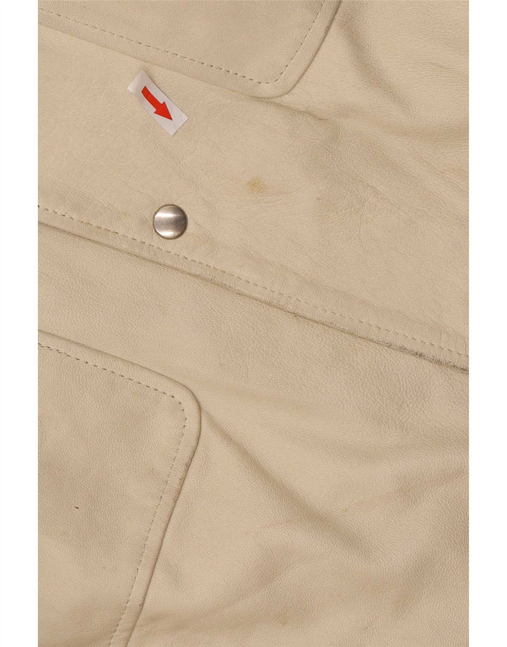 Settore Herre Læderjakke UK 42 XL Beige