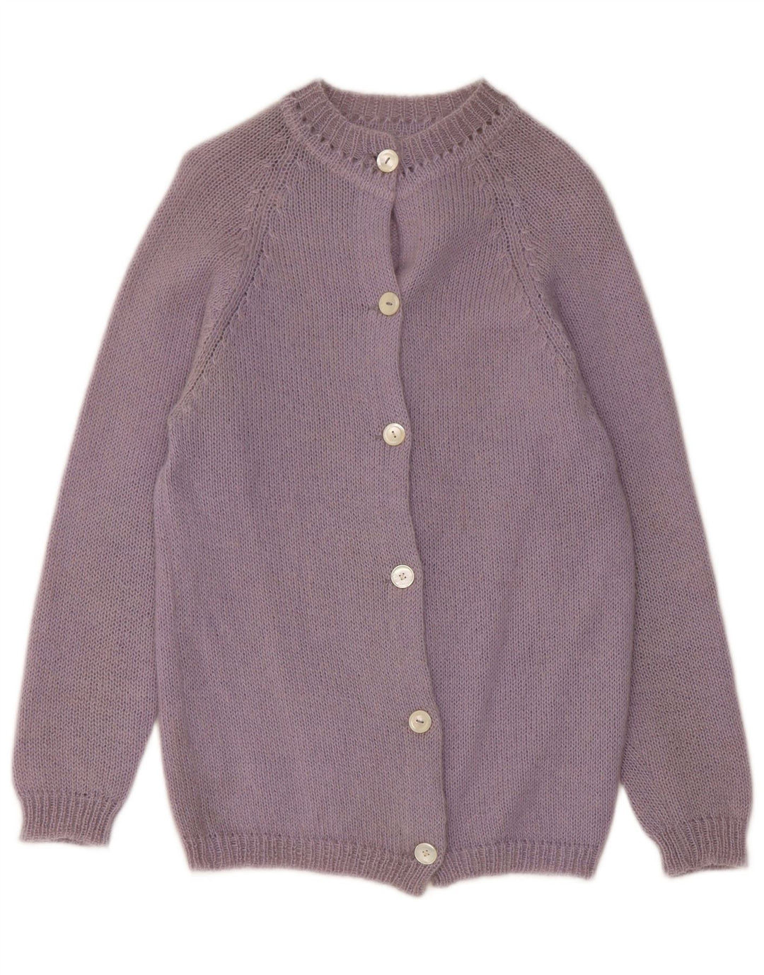 Vintage dame cardigan sweater UK 10 Lille lilla
