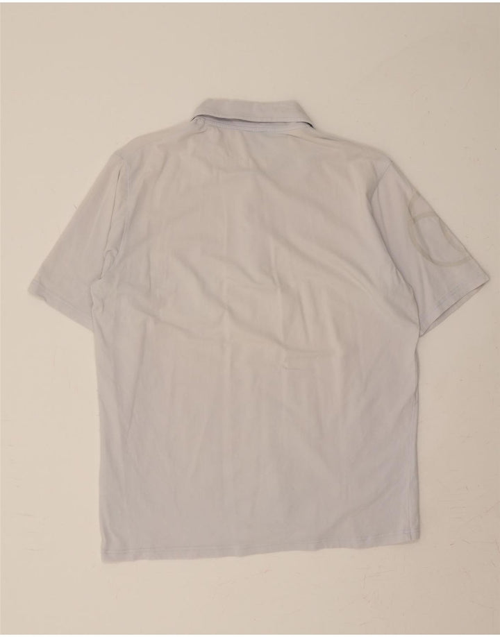 CALVIN KLEIN Mens Polo Shirt 2XL Blue Cotton Vintage Calvin Klein and Second-Hand Calvin Klein from Messina Hembry 