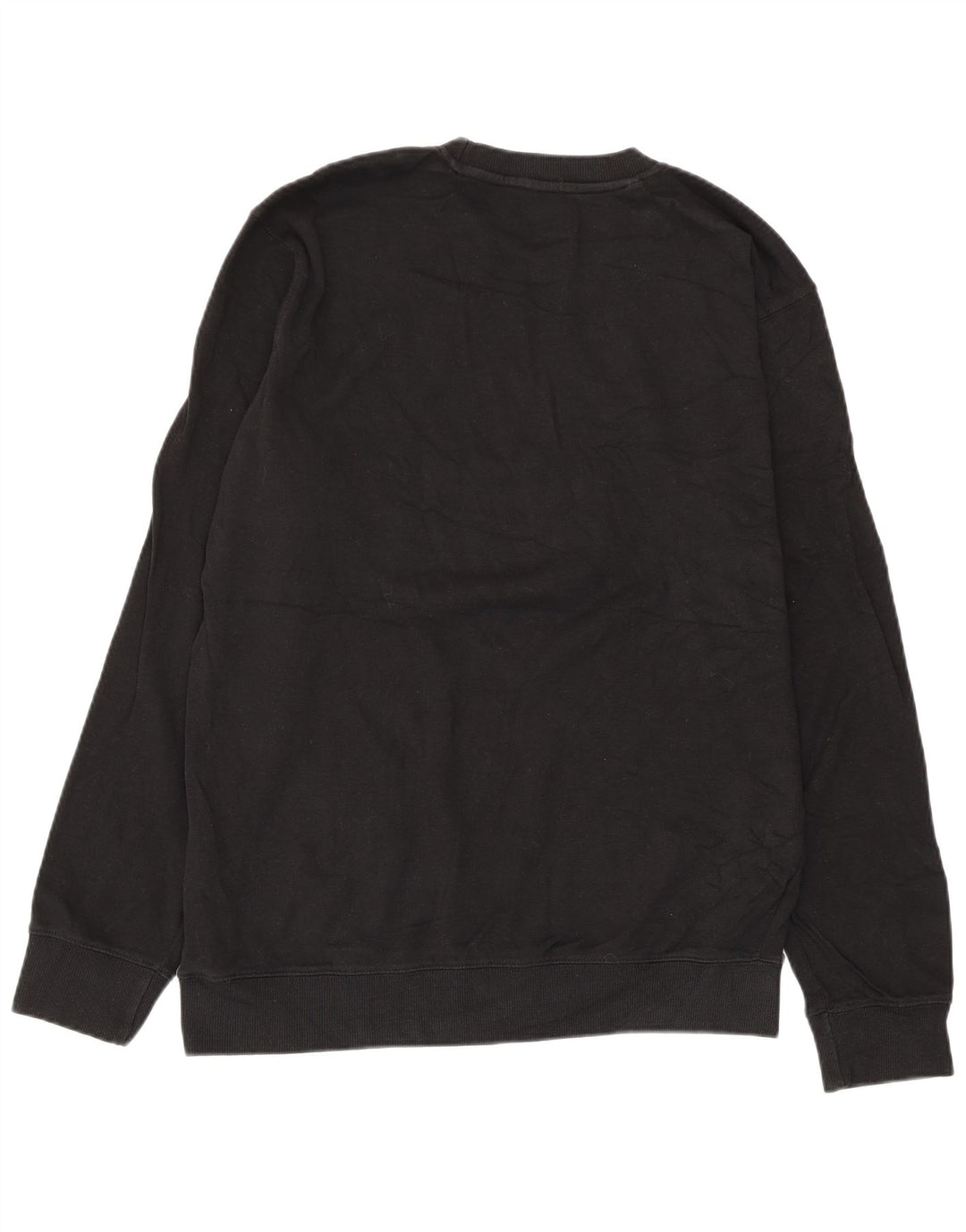 Kappa Herre Grafisk Sweatshirt Jumper XL Sort Bomuld