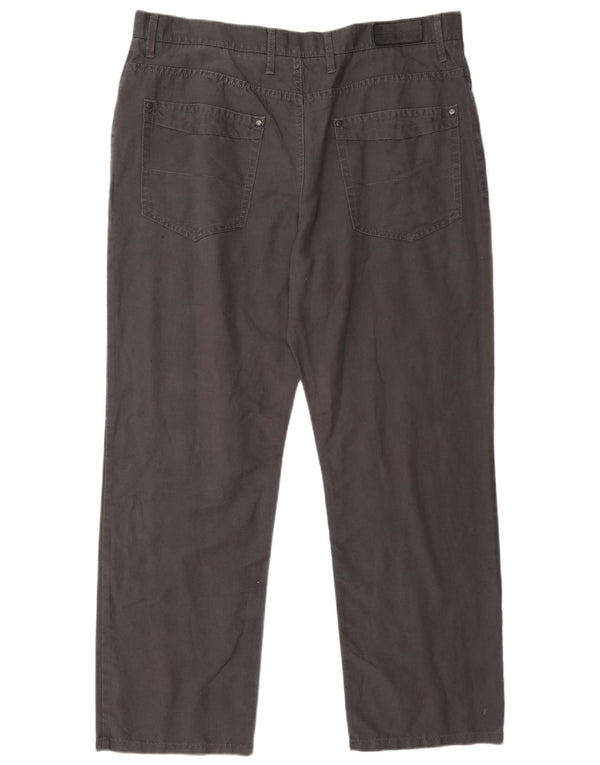 Marks & Spencer Herre Blue Harbor Straight Casual Bukser W38 L31 Grå