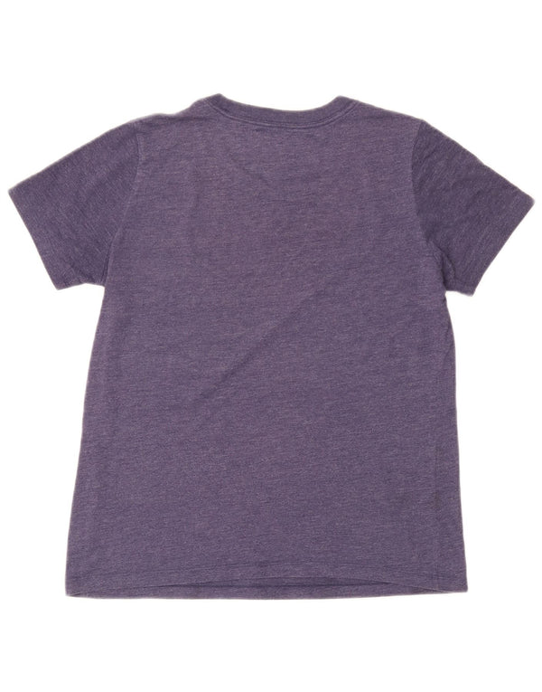 Converse T-shirt top til kvinder i klassisk pasform UK 12 Medium Navy Blue Flecked