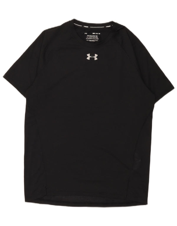 Under Armour Herre T-Shirt Top Medium Sort Polyester
