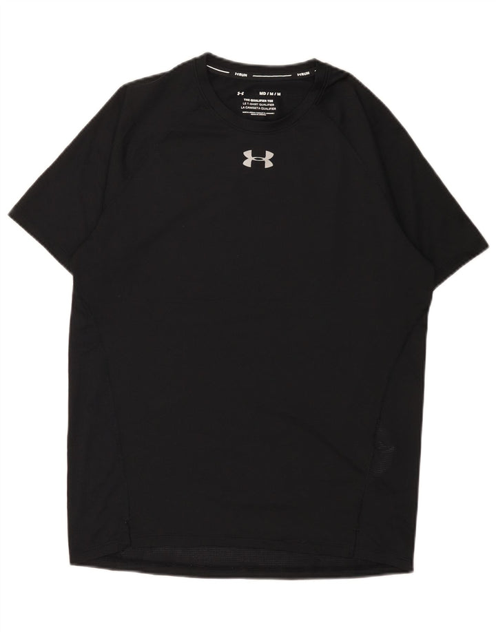 Under Armour Herre T-Shirt Top Medium Sort Polyester