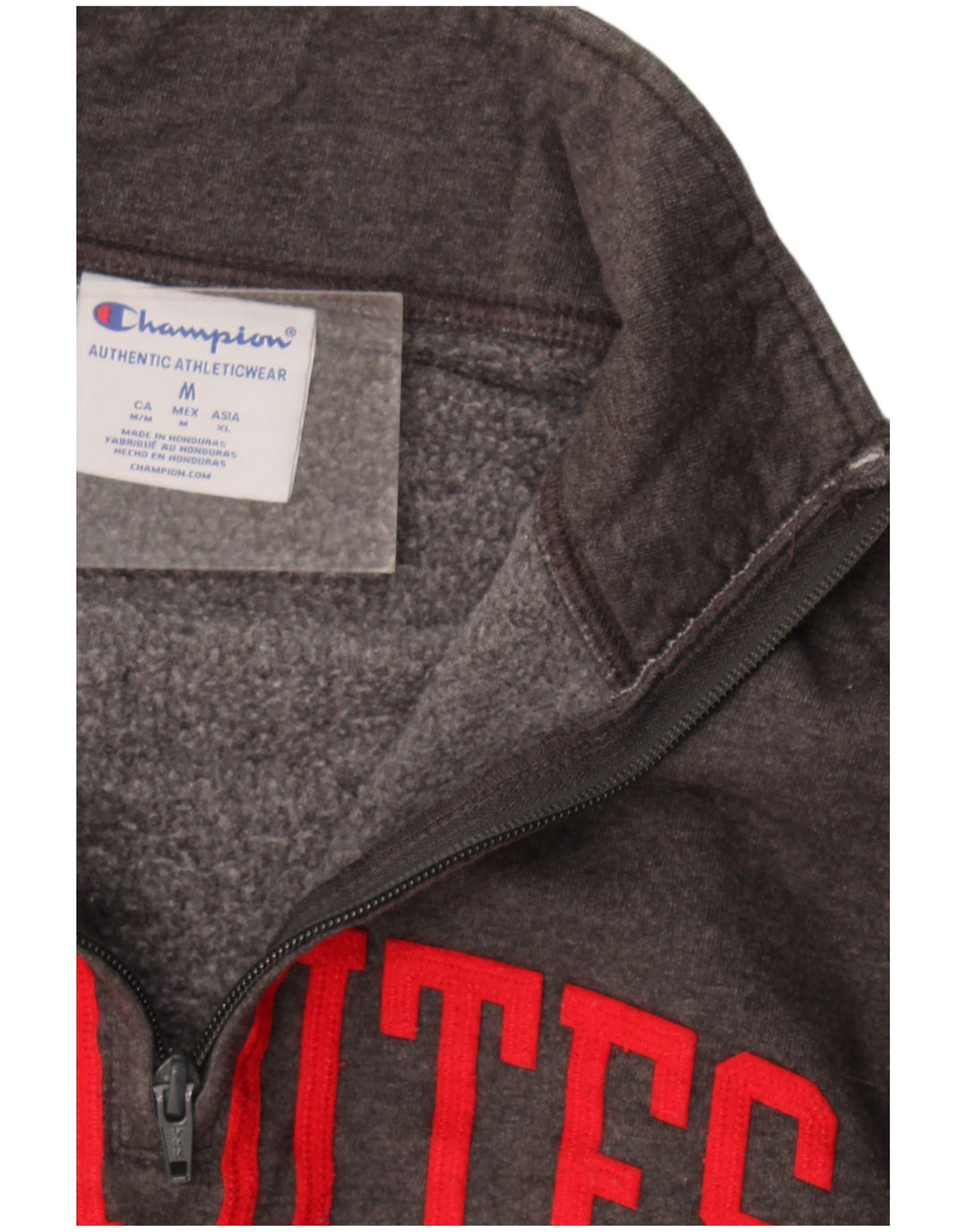 Champion Herre Utah Utes Graphic Sweatshirt Jumper Medium Grey Flecked
