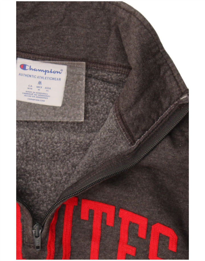 Champion Herre Utah Utes Graphic Sweatshirt Jumper Medium Grey Flecked