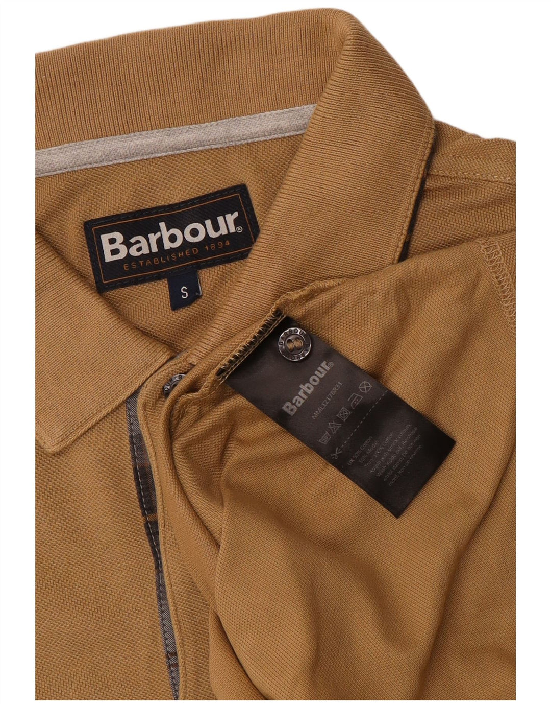 BARBOUR Herre poloshirt Lille beige bomuld
