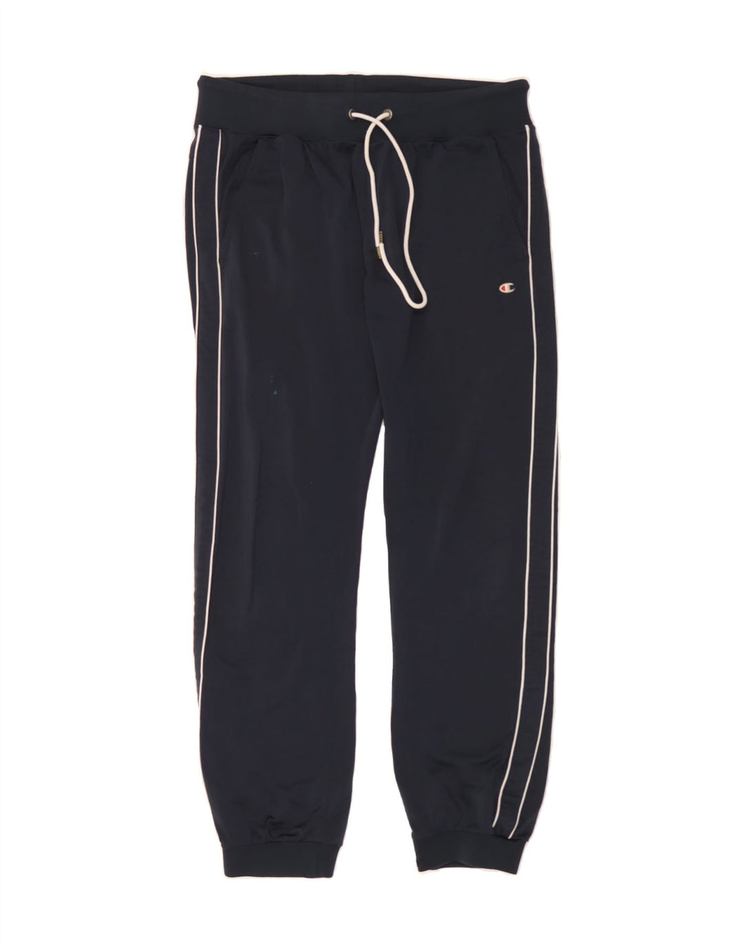 CHAMPION Mens Tracksuit Trousers Joggers Medium  Navy Blue Polyester Vintage Champion and Second-Hand Champion from Messina Hembry 